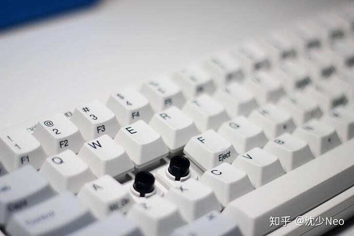 HHKB in gaming position with headset